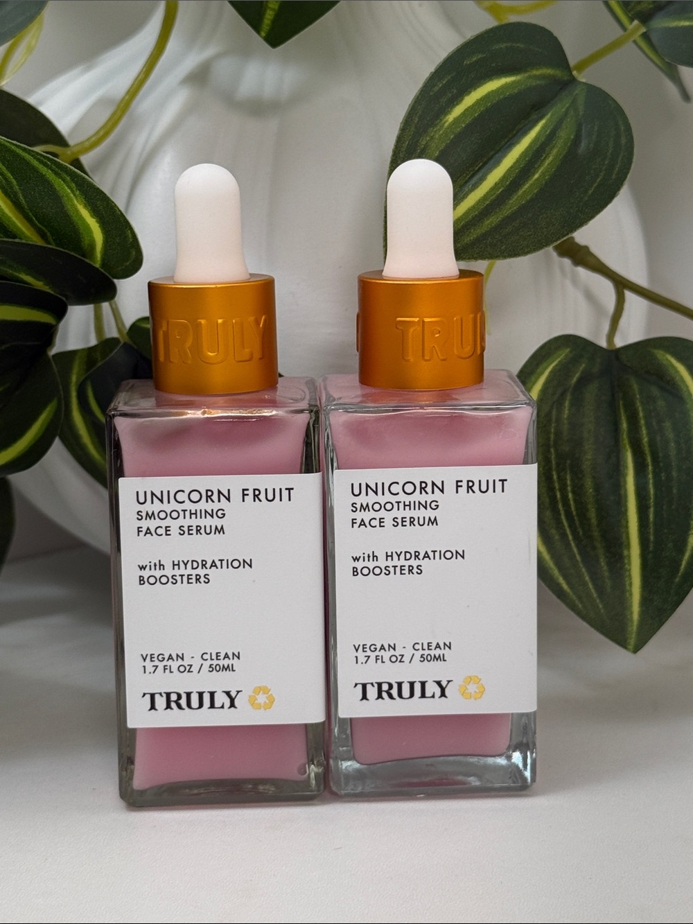 2x TRULY Unicorn Fruit Smoothing Face Serum - 1.7 fl oz each